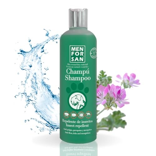 Men For San shampoo PERRO repelente de insectos con citronela 300ml unisex