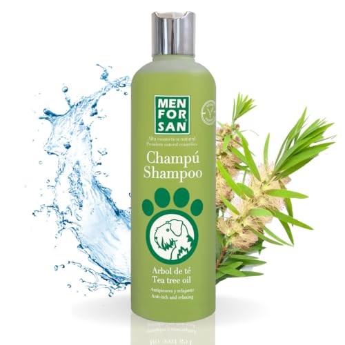 Men For San shampoo PERRO con rbol de t antipicores y relajante 300ml unisex