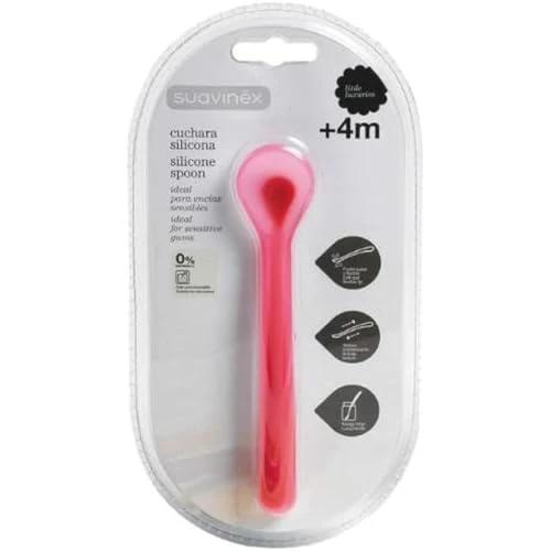 Suavinex Silicone Spoon 4M unisex 1u