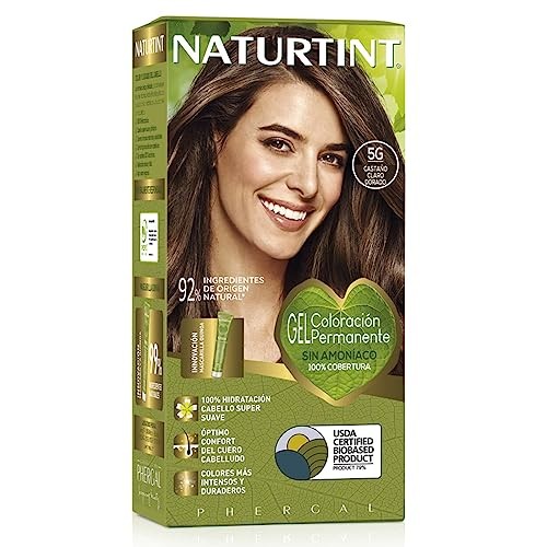 Naturtint NATURTINT 5G castao claro dorado 170 ml Donna