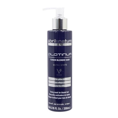 Abril Et Nature COLOR platinum hair conditioner hiding yellow shades 200 ml Donna