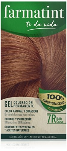 Farmatint FARMATINT GEL coloracin permanente n7r rubio cobrizo 5 u unisex 5u