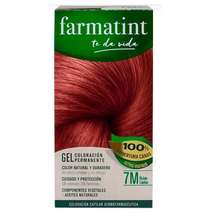 Farmatint FARMATINT GEL coloracin permanente n7m rubio caoba 5 u unisex 5u
