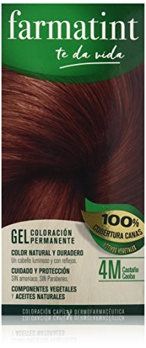 Farmatint FARMATINT GEL coloracin permanente n4m castao caoba 5 u unisex 5u