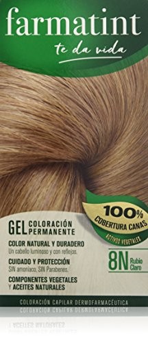 Farmatint FARMATINT GEL coloracin permanente n8n rubio claro 5 u unisex 5u
