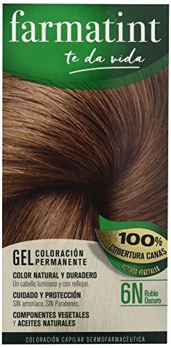 Farmatint FARMATINT GEL coloracin permanente n6n rubio oscuro 5 u unisex 5u