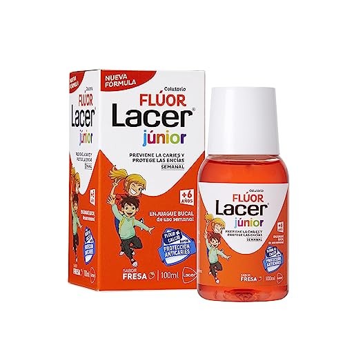 Lacer Colutorio Infantil Flor Fresa 02 100ml Unisex