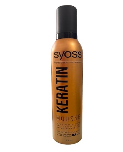 Syoss Mousse alla cheratina Schiuma indurente a fissaggio extra forte 250ml Donna