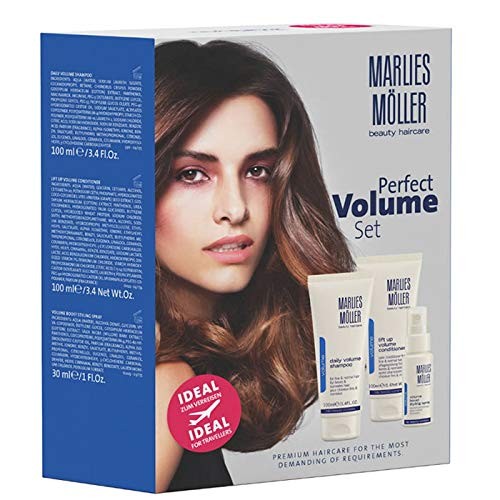 Perfect Volume Set Marlies Moller Daily Volume Hair Shampoo 100ml LiftUp Hair Conditioner For Volume 100ml Volume Hair Spr