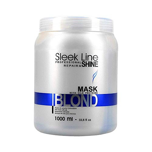 Stapiz Maschera per capelli con maschera bionda Sleek Line 1000ml Donna