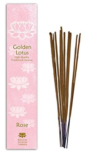 SATTVA Incenso Indiano Naturale Incenso naturale alla Rosa Indiana 15 pz