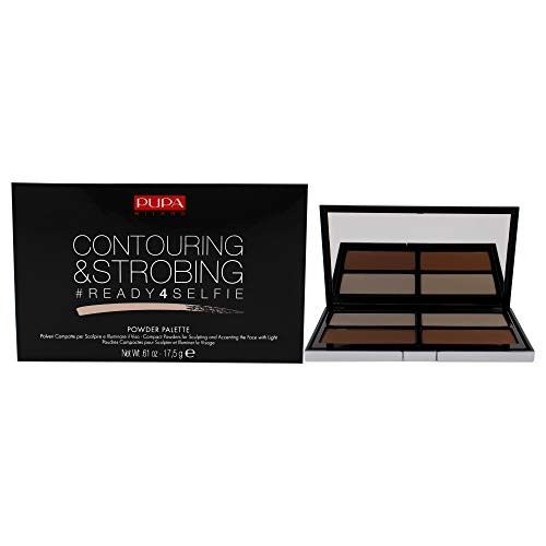 Pupa Contouring & Strobing Powder Palette donna 17,5g 001 Light Numero 001 Light Skin
