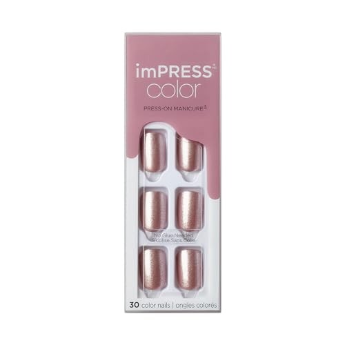 Kiss My Face ImPRESS Color Paralyzed Pink Nails 30 pcs donna
