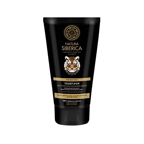 natura siberica exfoliante facial revitalizante pata de tigre uomo
