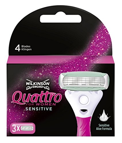 Wilkinson Sword Quattro for Women 3 pcs Spare head donna