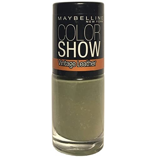 Maybelline Color Show Vintage Leather Nail Polish Nr 208 Sage Staple Green 7ml donna