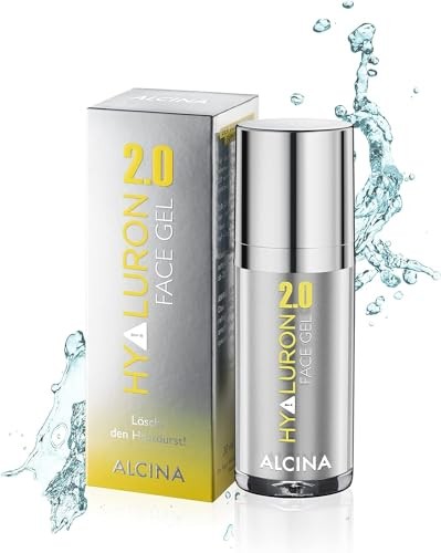 Alcina Gel viso Hyaluron 20 Gel viso idratante e antirughe 30ml Donna