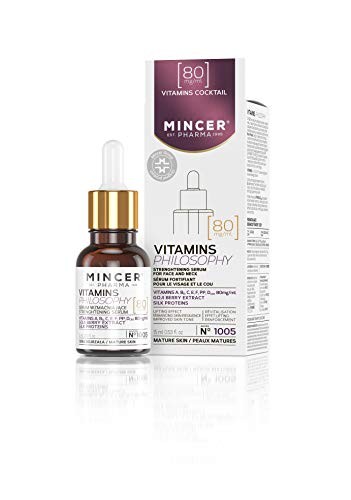 MINCER PHARMA Vitamins Philosophy siero rinforzante viso e collo No1005 15ml