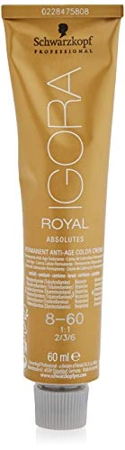 Schwarzkopf IGORA ROYAL ABSOLUTES n8 60 light blonde natural brown 60ml unisex 60ml