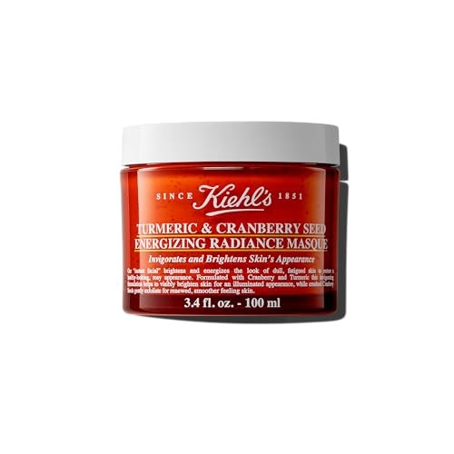 Kiehls Maschera illuminante energizzante alla curcuma e semi di mirtillo rosso donna 100ml