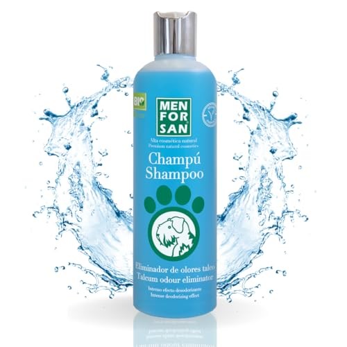 Men For San shampoo PERRO eliminador de olores talco 300ml unisex