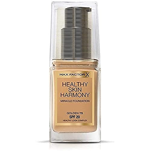 Max Factor Healthy Skin Harmony Liquid Foundation 75 Golden SPF 20 30ml donna