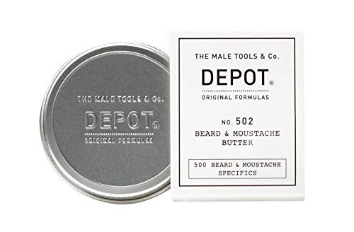 Depot 500 Beard Mustache Specifics No 502 Argan Oil Beard Moustache Butter Nourishing Softening 30ml donna
