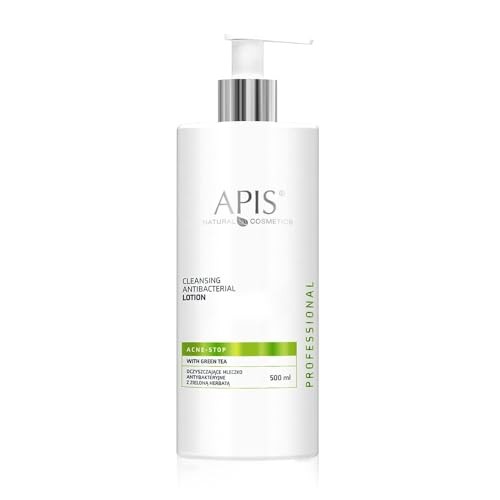 APIS AcneStop Cleansing Antibacterial Lotion latte detergente antibatterico al t verde 500ml