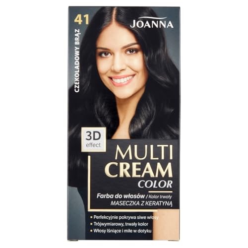 JOANNA Colore per capelli Multi Cream Color 41 Marrone Cioccolato