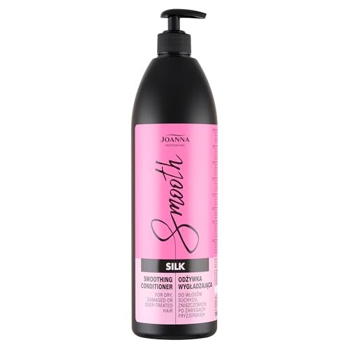 JOANNA PROFESSIONAL Silk Smoothing Hair Conditioner balsamo lisciante per capelli secchi e danneggiati con seta 1000ml