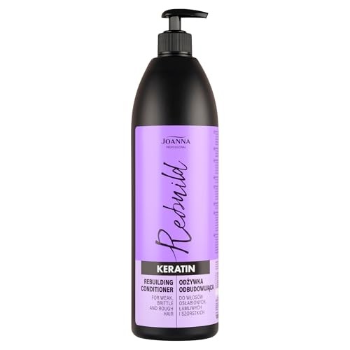 JOANNA PROFESSIONAL Keratin Rebuilding Hair Conditioner balsamo ricostruttivo per capelli indeboliti con cheratina 1000ml