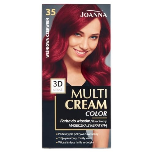 JOANNA Colore per capelli Multi Cream Color 35 Rosso Ciliegia