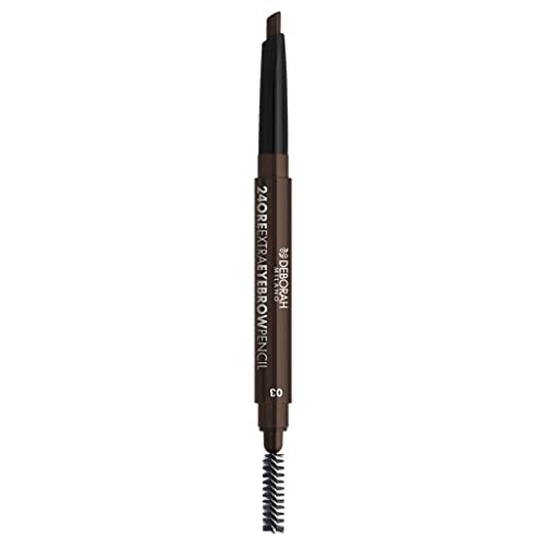 Deborah 24 Ore Extra DoubleEnded Eyebrow Cream Pencil Brush 2In1 03 Dark donna