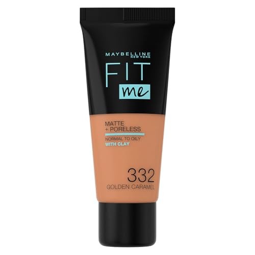 Maybelline FIT ME MATTEPORELESS foundation 332golden 30 ml Donna