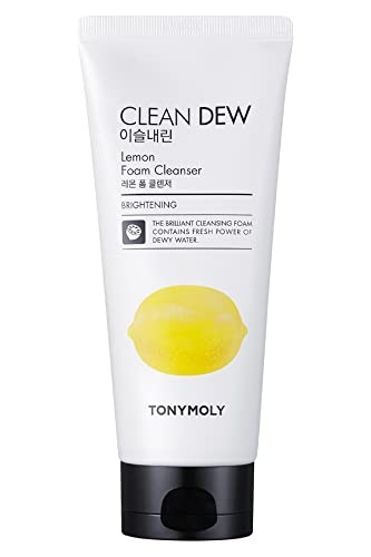 TonyMoly Clean Dew Lemon Brightening Cleansing Foam 180ml donna