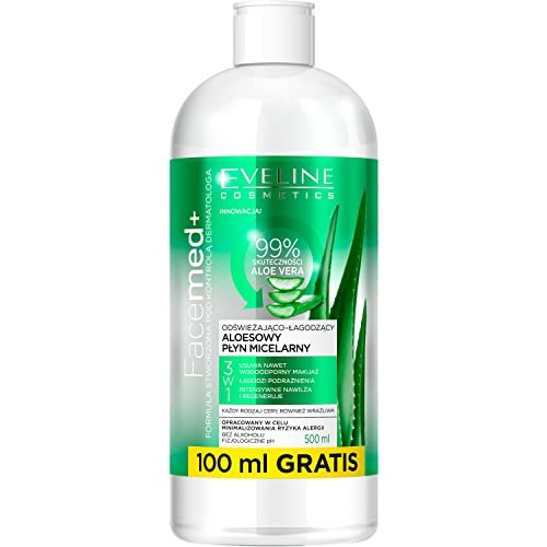 EVELINE Facemed fluido micellare allaloe 3in1 rinfrescante lenitivo 400ml