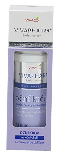 Vivapharm Crema per il contorno occhi con un complesso di ingredienti idratanti di latte di capra 50ml Unisex