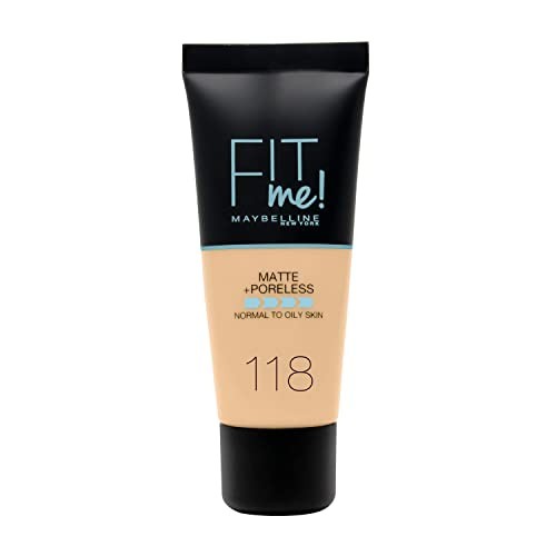 Maybelline FIT ME MATTEPORELESS foundation 118nude 30 ml Donna