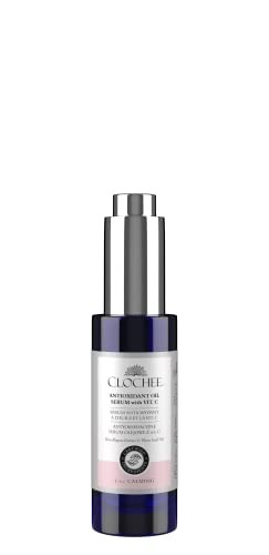 CLOCHEE Antioxidant Oil Serum Siero oleoso antiossidante con vitamina C Estratto di Rosa Rugosa e Olio di Semi di Prugna 30ml