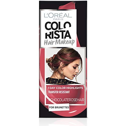 LOreal Paris Colorista Hair Makeup SemiPermanent Hair Dye CHOCOLATEROSEHAIR 30ml donna
