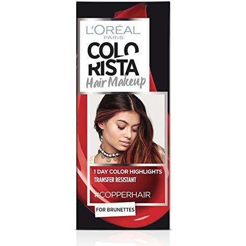 LOreal Paris Colorista Hair Makeup SemiPermanent Hair Dye COPPERHAIR 30ml donna