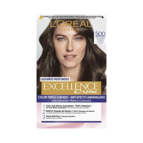 LOral Paris EXCELLENCE BRUNETTE tinte 500true light brown 192 ml Donna