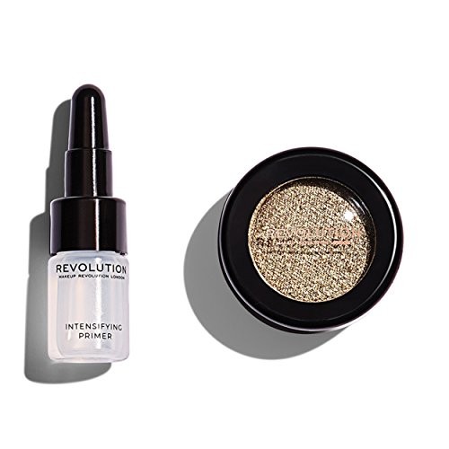 Set Makeup Revolution Flawless Foils Vegan Eyeshadow Primer 2ml Flawless Foils Vegan Eyeshadow Palette Retreat 2 g donna