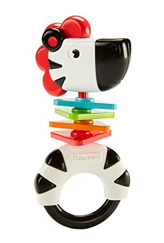 Fisher Price Fisher Price Zebra Rattle Toy 3 months